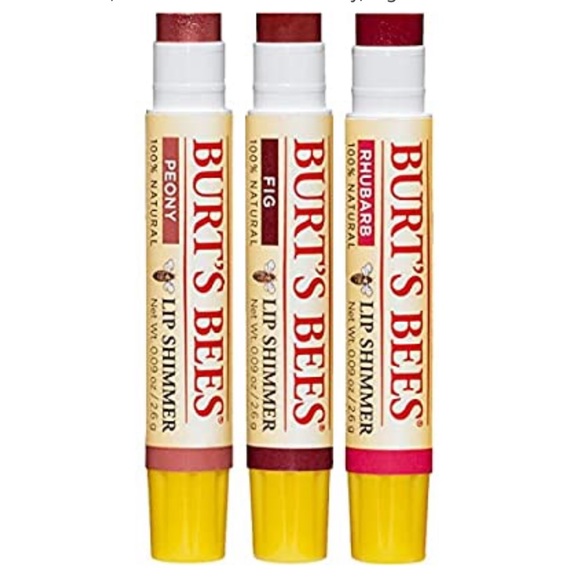 Burt's Bees 3 Lip Shimmers: Peony, Fig and Rhubarb - Picture 7 of 7